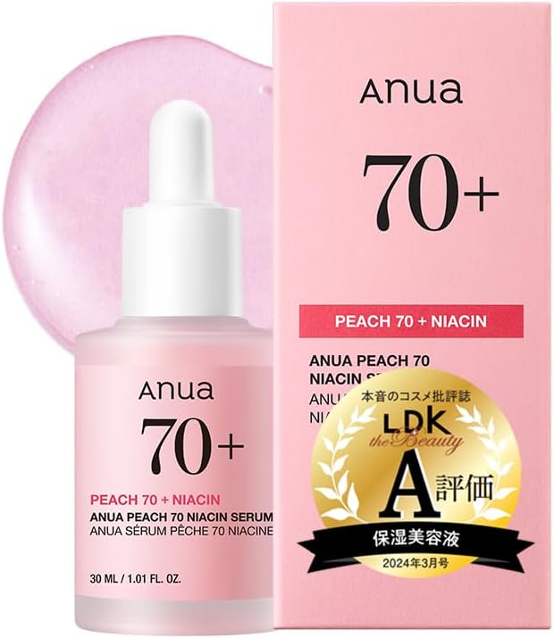 Anua「桃70ナイアシンセラム」